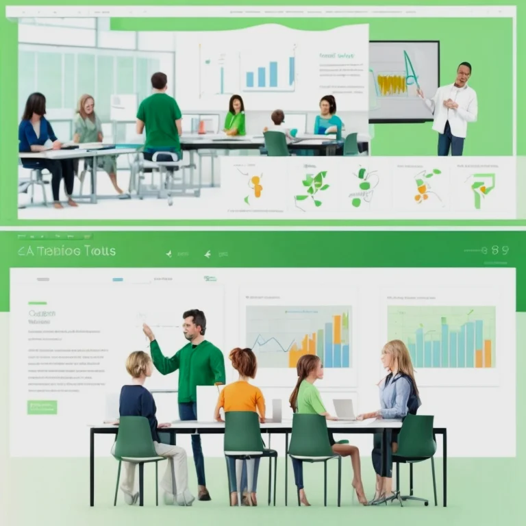 Online-Lernplattform Ansicht